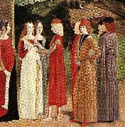 French school the betrothal oil painting on canvas